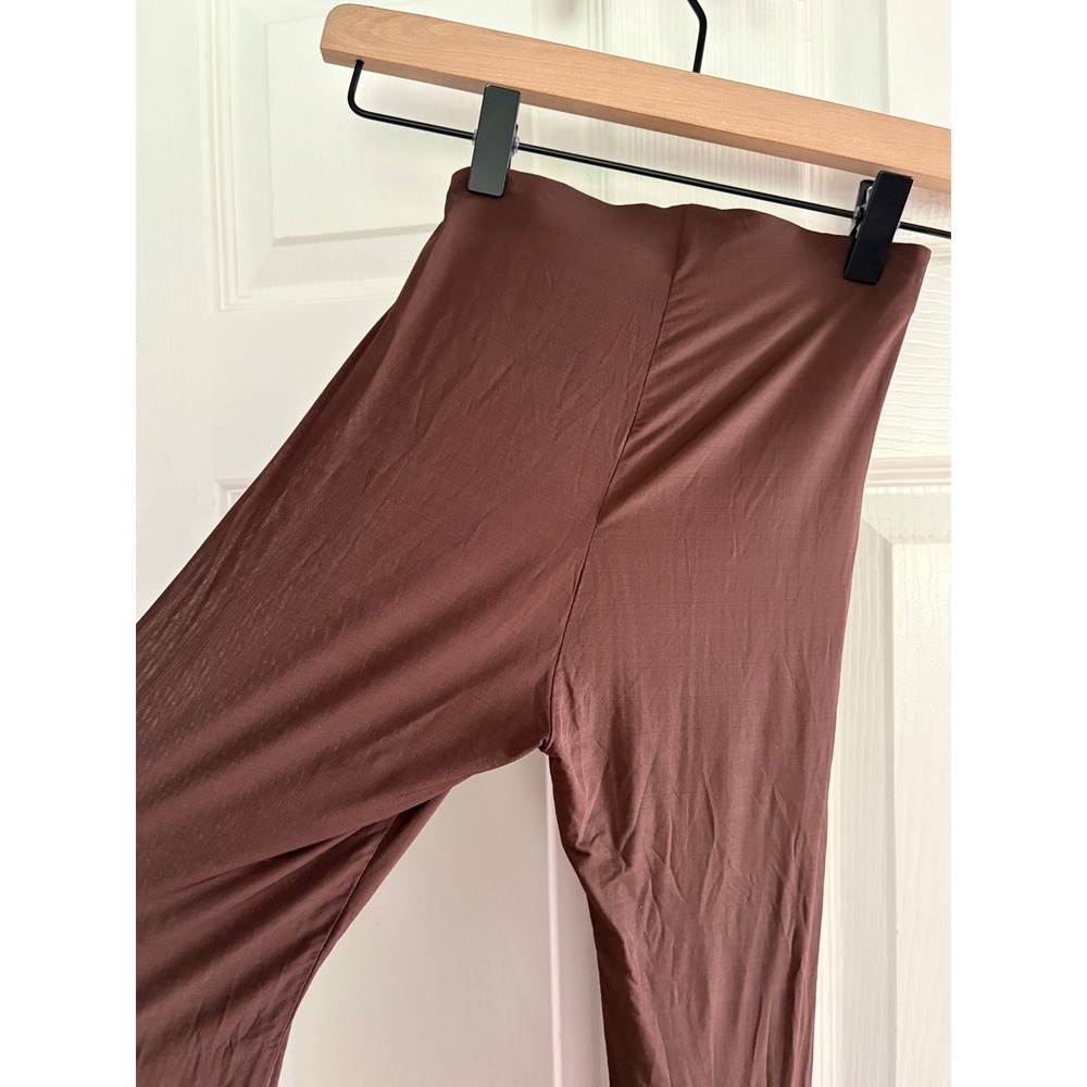 WARDROBE.NYC Sheer Tight XXS Dark Brown High Waisted W2022R14 - Picture 6 of 6